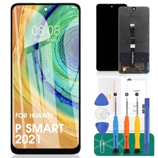 Für Huawei Y7A LCD Display Ersatzteile für P Smart 2021 PPA-AL20 PPA-LX2 Touch Screen Sensor Digitizer Bausatz (Schwarz ohne Rahmen)