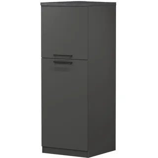 kochstation Vorratsschrank KS-Sole 60 x 60 x 165 cm Schwarz