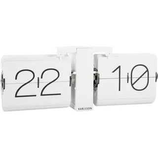 Karlsson Flip Clock No Case weiß