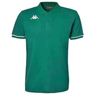 Kappa Barli Kurzarm-poloshirt Grün/Weiß S
