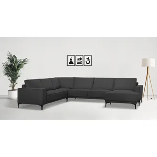 OTTO home »OLAND U-Form, XXL, B: 342 cm, Skandi-Design« Skandi-Design in Struktur, Flachgewebe, Luxus-Microfaser, Boucle,