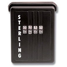 Sterling KM1 Schlüsseltresor Schlüssel-Aufbewahrungsbox, Schwarz, KeyMinder 1