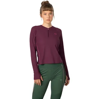 KARI TRAA Linnea Longsleeve wine (WINE) XS