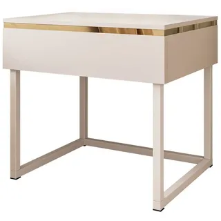 lookway Nachtschrank Aurora 48 x 45 x 38 cm Beige