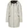 G G Damen Strickparka Strickmantel Parka In Strickoptik Mit Kapuze Off White 34 EU