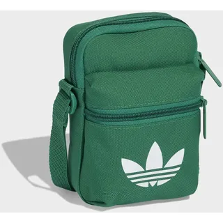 Sporttasche ADIDAS ORIGINALS "ADICOLOR CLASSIC FESTIVAL", Damen, bold grün, Obermaterial: 100% Polyester, Taschen Sporttasche, aus Polyester, kompakte Größe