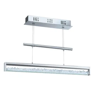 EGLO Cardito 1-flg. 8 cm eckig silber