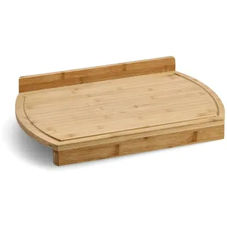 Zeller Tranchierbrett Bambus 1-tlg. 58 x 38 x 4,5 cm Braun