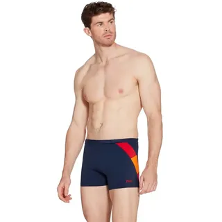 Zoggs Sydney 27 Badehose Boxer - Navy / Red - 3XL