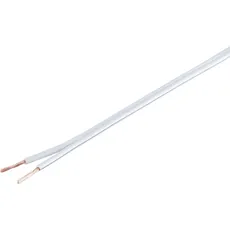 Bild von maximum connectivity Lautsprecherkabel 1,5mm2 48x0,20 CCA weiß 10m (10 m), Lautsprecherkabel, Weiss
