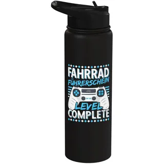 Fahrradprüfung bestanden, Fahrradführerschein Level, Kinder Stainless Steel Insulated Water Bottle