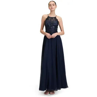 Vera Mont Damen Abendkleid rückenfrei Night Sky,36