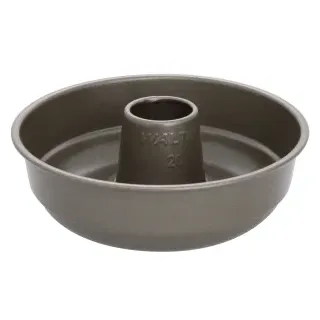 WALTER Premium Kranzform, Backform für Frankfurter Kranz mit glattem Boden, Ø 200 mm, Höhe: 65 mm