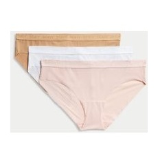 Womens Body by M&S 3pk Body DefineTM Brazilian Knickers - Soft Pink, Soft Pink - 18
