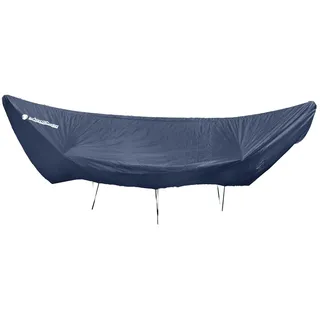 MacaMex Schutzhülle, Abdeckhaube, Wetterschutz für Hängematten Ständer und Gestelle inklusive Hängematte bis 380 cm Länge Denim blau