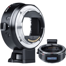 VILTROX EF-E5 Objektivadapter Autofokus Adapter kompatibel mit EF/EF-S Objektiv auf Sony E-Mount Kamera A9 A7III A7RIV A6500