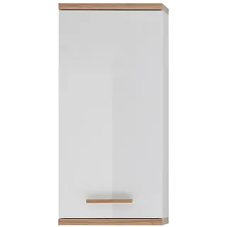 Pelipal Quickset 923 Bad-Hängeschrank 35,5 x 74,5 x 20,5 cm Weiß/Glas