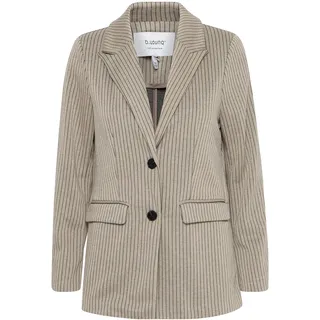 b.young Blusenblazer "Damen Blazer BYROWAN", roasted cashew melange