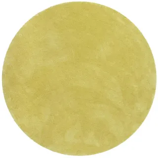 Esprit Hochflorteppich , Gelb , Textil , Uni , rund , Textiles Vertrauen - Oeko-Tex® , für Fußbodenheizung geeignet, in verschiedenen Größen erhältlich, Fasern thermofixiert (heatset), pflegeleicht , Teppiche und Böden, Teppiche, Runde Teppiche