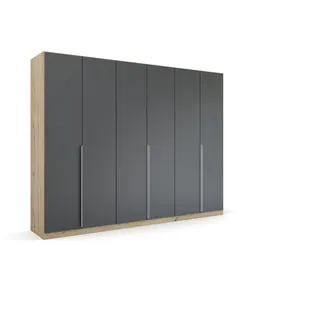 Rauch Drehtürenschrank 271 x 210 x 54 cm Braun/Grau