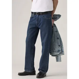 5-Pocket-Jeans LEVI'S "555 RELAXED STRAIGHT", Herren, Gr. 33, Länge 30, check the score, Denim/Jeans, Obermaterial: 100% Baumwolle, relaxed fit, Jeans 5-Pocket-Jeans
