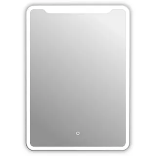 JOKEY LED-Lichtspiegel Sorrent 50 x 70 cm Silber