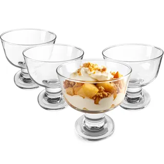 glasmark krosno 1992 Eisbecher Dessertschale Transparent 270 ml 2-tlg.