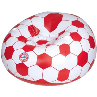 Happy People FC Bayern München I Sitzsack aufblasbar I Luftsessel I Rot/Weiß