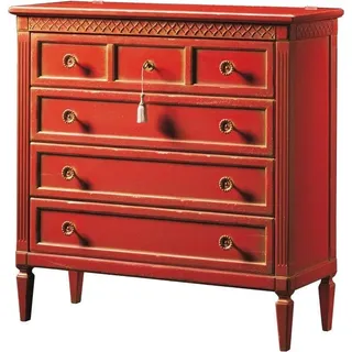 Italienische Einrichtung Sideboard Landhaus Kommode Schränke Möbel Massive - Braun