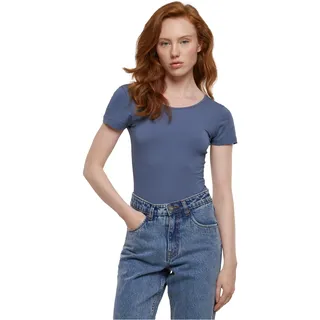 Urban Classics Damen Body Ladies Organic Stretch Jersey Body, Kurzarm Body für Frauen, Bio-Baumwolle, erhältlich in vielen Farben, Größen XS-5XL