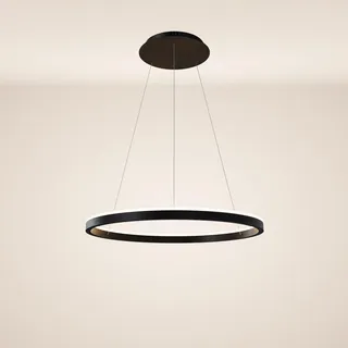 s.luce Ring 1-flg. Ø 60 cm rund Schwarz