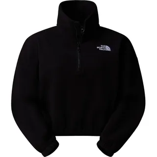 THE NORTH FACE NF0A89J9JK3 W 100 Glacier Half Zip Fleece Sweatshirt Damen TNF Black Größe S