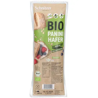 Schnitzer Panini Haferbrötchen Bio glutenfrei Futter 180 g