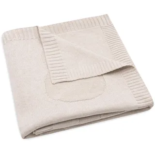 Jollein 516-522-67088 Kinderdecke Strick - Miffy Nougat (100x150 cm)