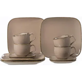 Flirt by R&B Casa Kaffeeservice 12-tlg. braun