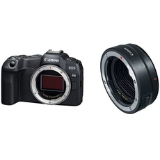 Canon EOS R8 Systemkamera - Spiegellose Vollformat Kamera & Bajonettadapter EF-EOS R 2971C005 Schwarz