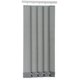 Homeware Vertikallamellen , Grau , Textil , 12.5x250 cm , Heimtextilien, Vorhänge, Vertikalanlagen