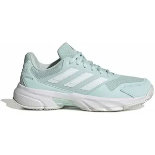 Adidas Courtjam Control 3 Allcourt-schuhe - Halo Mint / Footwear White / Silver Metallic - EU 40