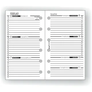 Bind Kalendereinlage 2026, Mini (7,9 x 12,5 cm)