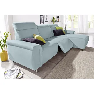 sit&more Ecksofa »Township L-Form«, wahlweise mit elektrischer Wallfree-Funktion sit&more aqua