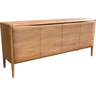 DeLife Simcha Sideboard 175 cm Braun/Hellbraun Holz