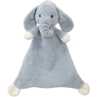 Aurora 61227 Baby Elly Elefant Decke blau weiß