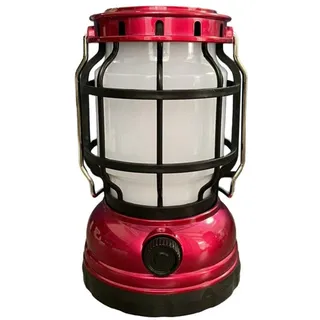 Wasserdichte Notlamp - Solarlamp | Campinglamp, Solar Campinglamp, Außenlampe, Sonnenlampe, für Camping, Wandern, Autopanne - Rot