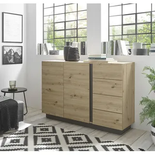 Home Affaire CLAiR Sideboard 53 138 x 91 x 40 cm braun