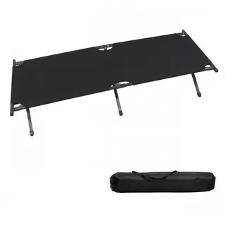 Max Fuchs Feldbett US Aluminium Schwarz