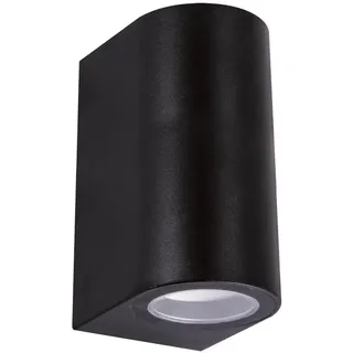 Levitantes Außenleuchte, rund, IP54, 2 x GU10, 2 x 12 W, Ø68, schwarz, ideal für die Außenbeleuchtung in Gärten und Fassaden.