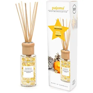pajoma® Raumduft 100 ml inkl. Duftstäbchen, Honigkuchen Flüssigkeit