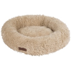 Wouapy 216874THMTE Tragekorb Deluxe für Katze, Flauschiger Katzenkorb, beige