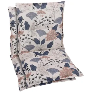 GO-DE Niederlehnerauflage 100 x 50 x 6 cm blau 2 St.