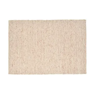 Sansibar »Hörnum« rechteckig 12 mm Höhe Handweb Teppich, meliert, reine gewalkte Wolle, handgewebt,